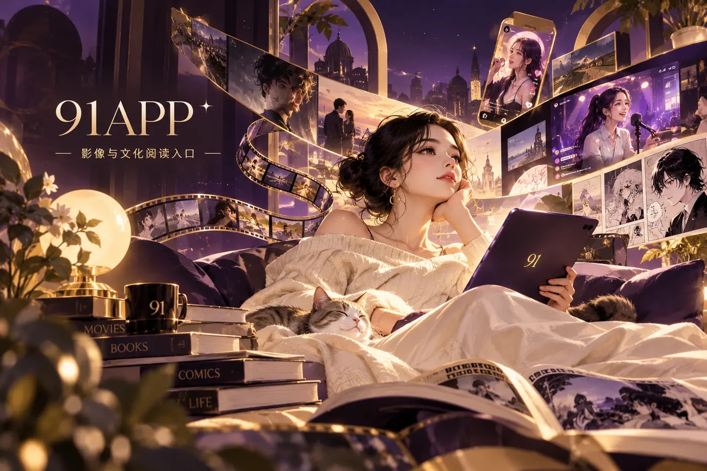 以纸张与影格构成的文化阅读封面